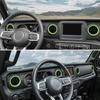 Dashboard Air Conditioner Vent Cover for Jeep Wrangler JL JT Inner Trim Parts