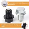 For Volkswagen Honda Kia Extended Magnetic Oil Drain Screw Gasket M14 Car Engine Oil Pan Oil Drain Plug Car Replacement Parts