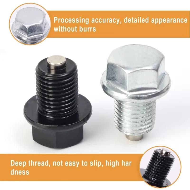 For Volkswagen Honda Kia Extended Magnetic Oil Drain Screw Gasket M14 Car Engine Oil Pan Oil Drain Plug Car Replacement Parts
