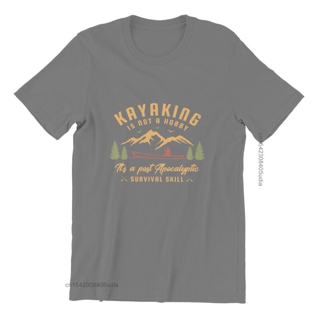 Kayaking Is Not A Hobby Its A Post Kayak Kayaking Mens TShirt Black Top TShirts Design Special Men Tees