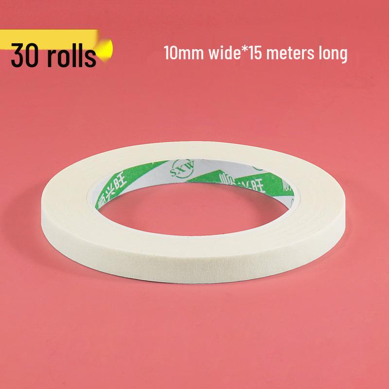 Writable Crepe Paper Tape: No-residue, Hand-tearable, Traceless Adhesive Ideal for Art Students, Spray Painting, Color Separation, and Decoration.