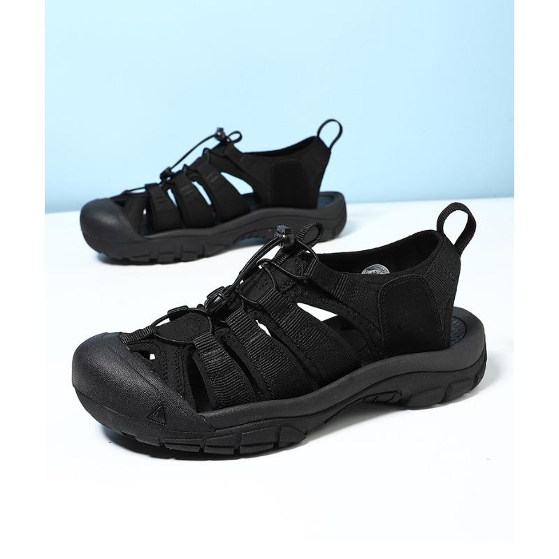 Summer Sandals Men's Thick Bottom Baotou Men's Beach Shoes River Tracing Shoes Large Outdoor Casual Shoes