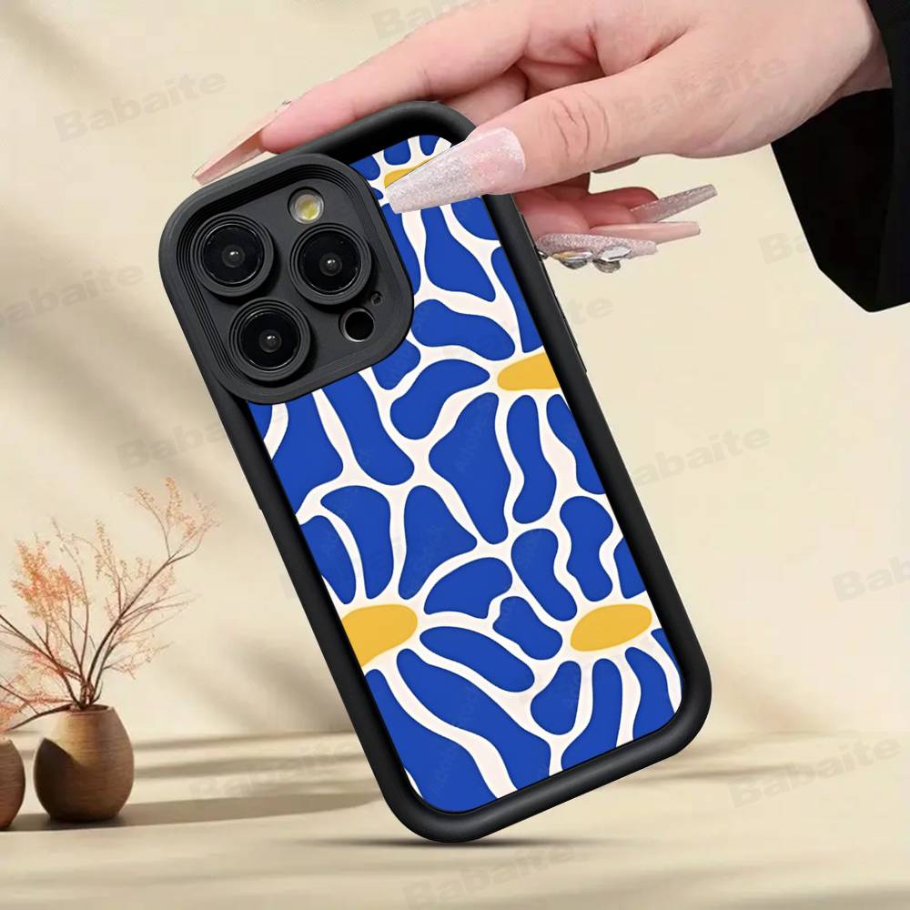 Abstract Flower Market Phone Case For IPhone 17 16 15 14 13 12 11 Air Plus Pro Max Soft Back Cover