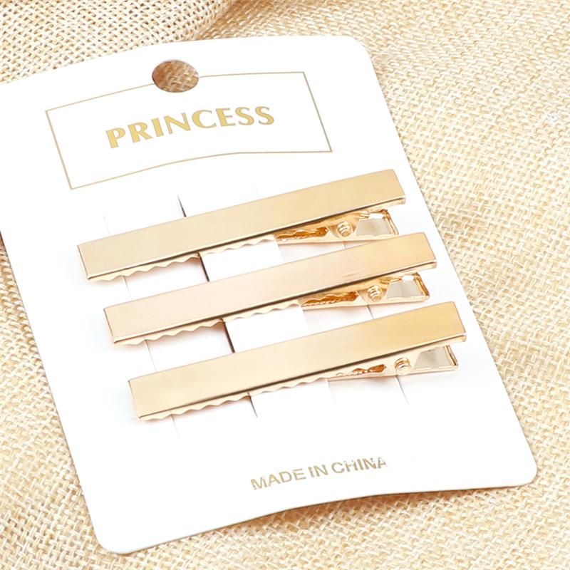 10Pcs/Lot Basic Metal Hair Clips Gold Silver Color Hairpins Fashion Simple Hair Alligator Clips For Women Hair Tools Accessories