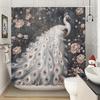 Peacock Elegant Shower Curtain - The majestic bird in the garden hangs on the wall of the living room, bedroom decoration