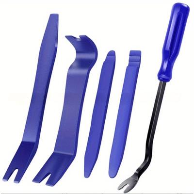 Kit d'outils de démontage de voiture, panneau intérieur, pied-de-biche, boucle, tournevis, outil de modification audio, panneau de garniture en plastique, installation du tableau de bord