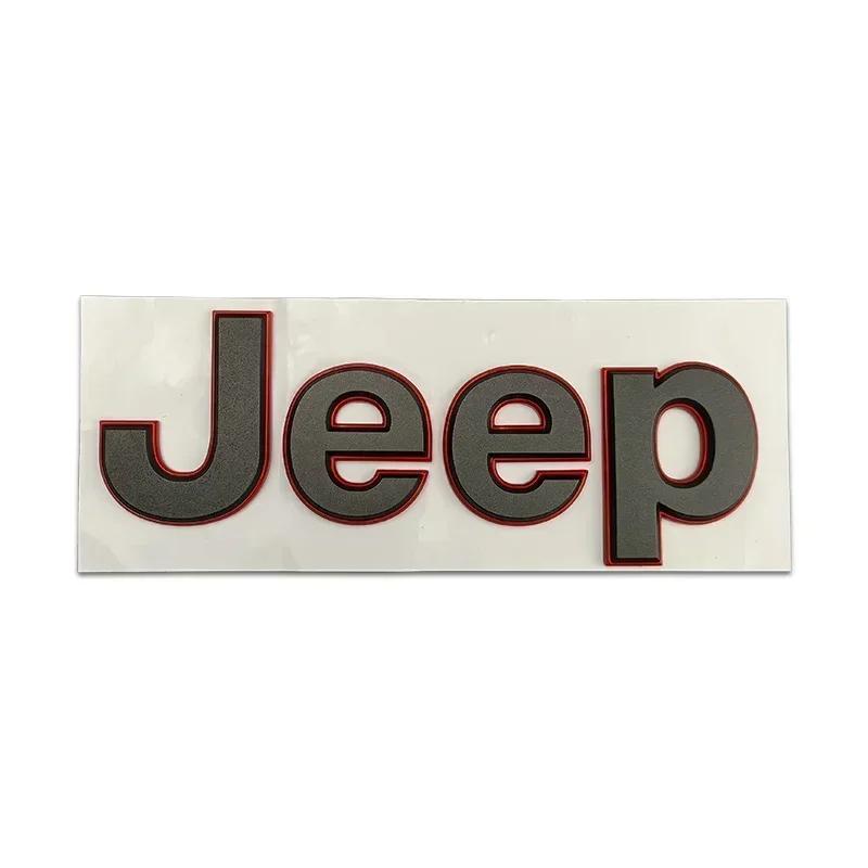ABS Car Front Emblem for Jeep Grand Cherokee Commander Renegade Liberty Compass PatriotWrangler Tj Jk Trunk Decoration
