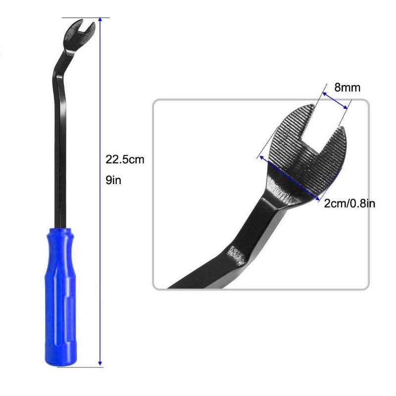 12/19 Pcs Car Pry Board Tool Set - Hard POM Audio/Instrument Panel Disassembly Tool  | 19Pcs with Storage Bag