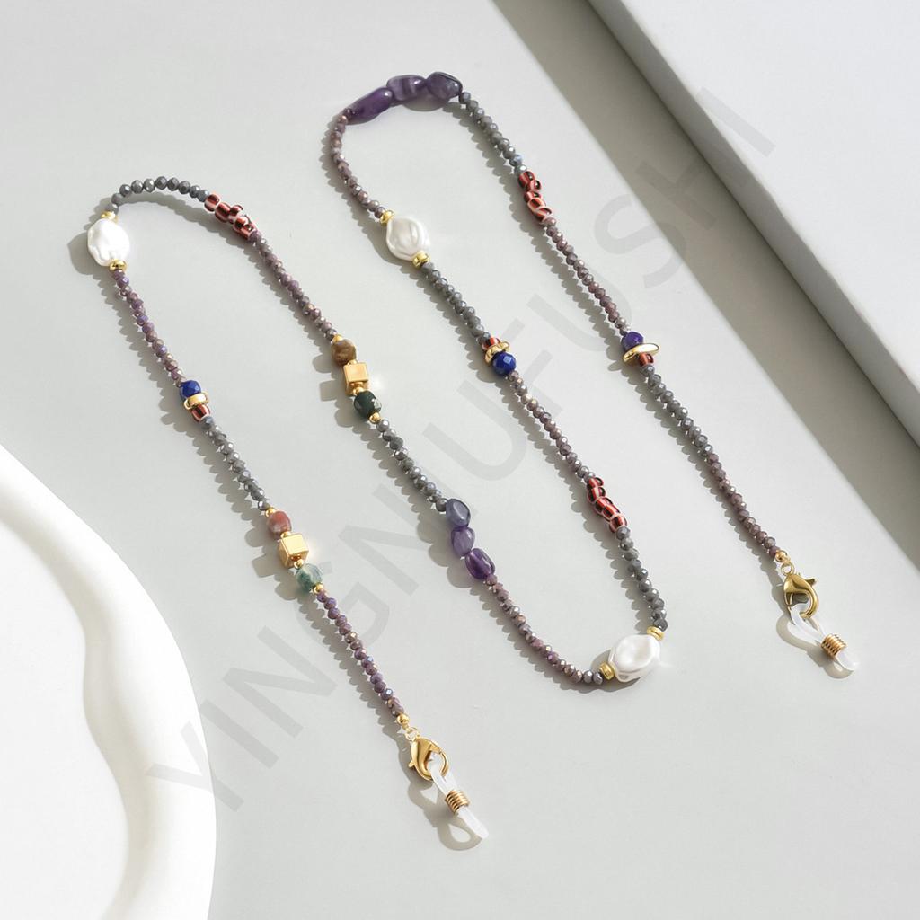 Glasses Chain Hanging Neck Anti-lost Glasses Chain Versatile Photo Simple Colorful Non-slip Sunglasses Sunglasses Hanging Chain