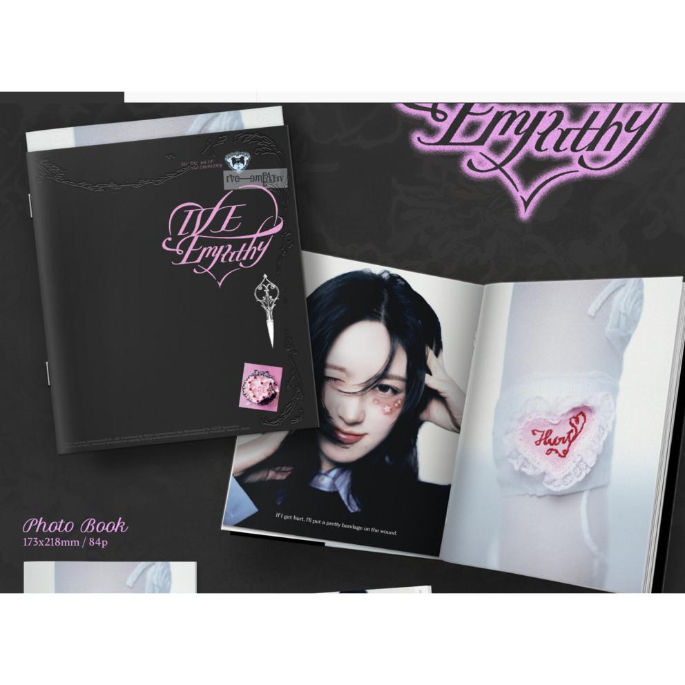 [Official Special Offer: Sawe1 + Top Loader GIFT] Ive Album Empathy Levelheart Attitude Mini Album 3rd Genuine Photocard Unreleased Goods