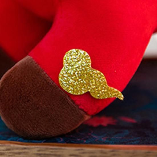 2026 Year of The Horse Plush Ornament Lucky Zodiac Car Bag Pendant Soft Stuffed Animal Toy Chinese New Year Gift