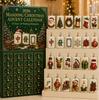 2027 Louskáček Adventní kalendář Slepá krabička Santa Claus Vánoční Mahjong Adventní kalendář Odpočet 24 dnů