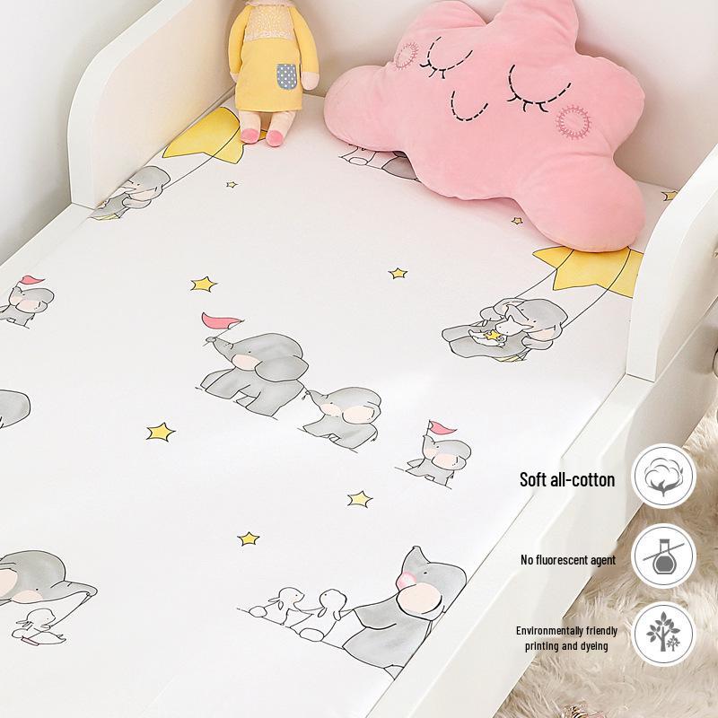 Customizable Soft Breathable Baby Crib and Kids Bed Mattress Cover