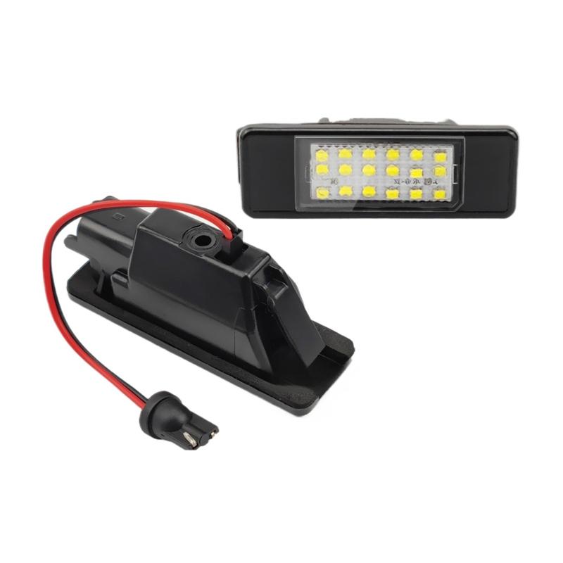 

Светодиодный фонарь подсветки номерного знака, совместимый с Nissan Qashqai J10 J11 X Trail Teana, Автоаксессуары, Модификация заднего фонаря подсветки номерного знака