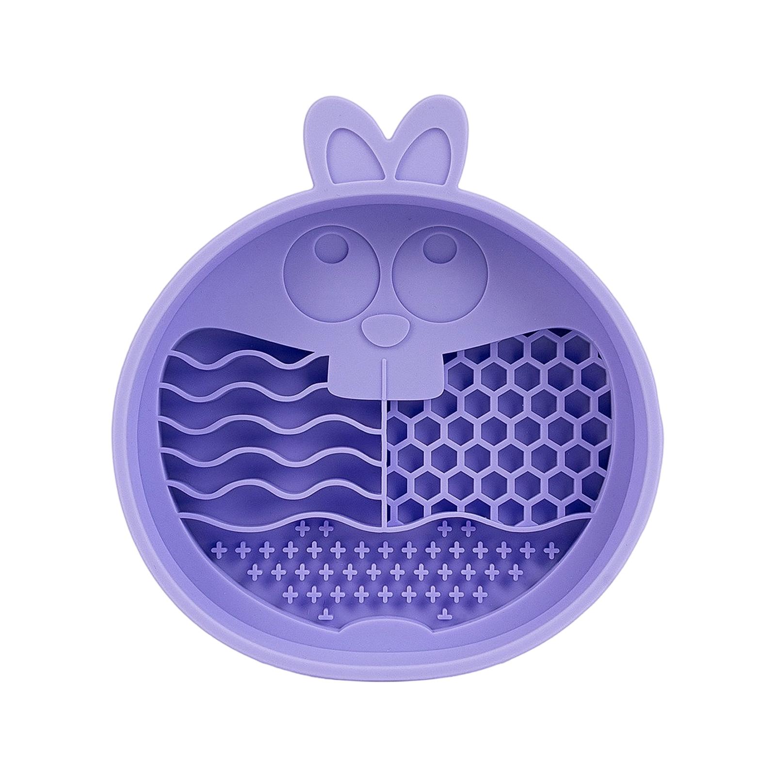 

Silicone Slow Feed Dog Bowl Pet Licking Mat Interactive Puzzle Feeding Dish for Cats and Dogs with Non-Slip Base and Multiple Texture Design One Size