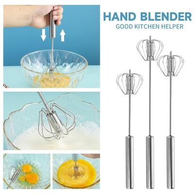 Stainless Steel Egg Beater, Manual Mixer For Kitchen Use