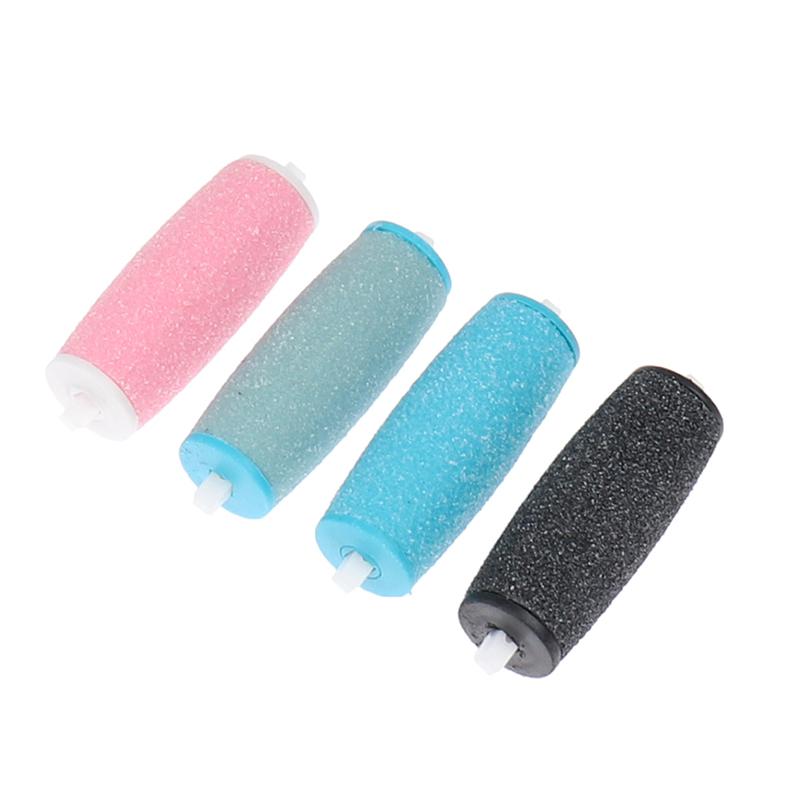 4Pcs/Lot Replacement Roller Heads For Velvet Smooth Electric Foot File Pedicure