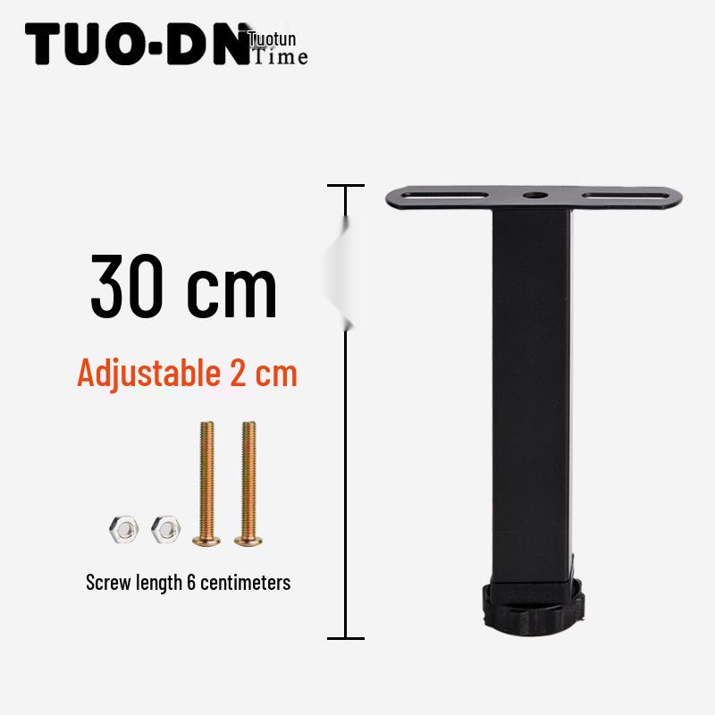 Adjustable Ribbed Bed Frame Support Legs - T-Shaped Accessories