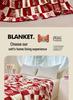 Hundred Blessings Wedding & Engagement Flannel Blanket - Cozy Gift for Office, Air Conditioning, or New Year Celebrations.