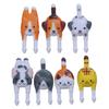 7Pcs/Set  Cute Mini Animal Cartoon Food Picks Children Snack Food Fruit Forks