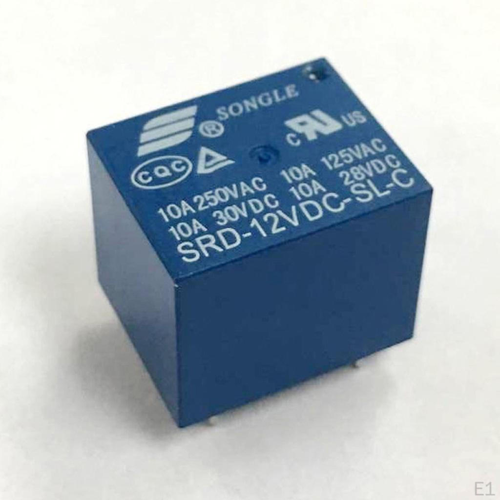 10pcs Mini Strom Relay SRD 12VDC SL Relays 10A 12V