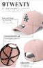 NEW ERA Cap 9Twenty Long Visor Mlb Los Angeles Dodgers Pink Rouge Green Non-Washed L/XL
