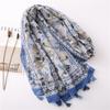 Women Scarf Shawl Cotton Linen Feeling Tassels Pashmina Muslim Hijabs Wraps Lady Viscose Scarf Foulard Bufanda