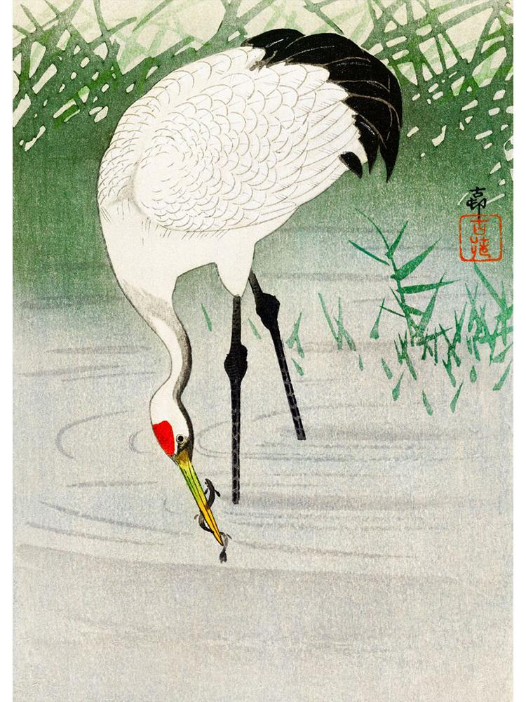 Japan Artist Ohara Koson Classic Artwork Poster Canvas Painting Monkey Goose Flower Birds Wall Art For Living Room Home Decor