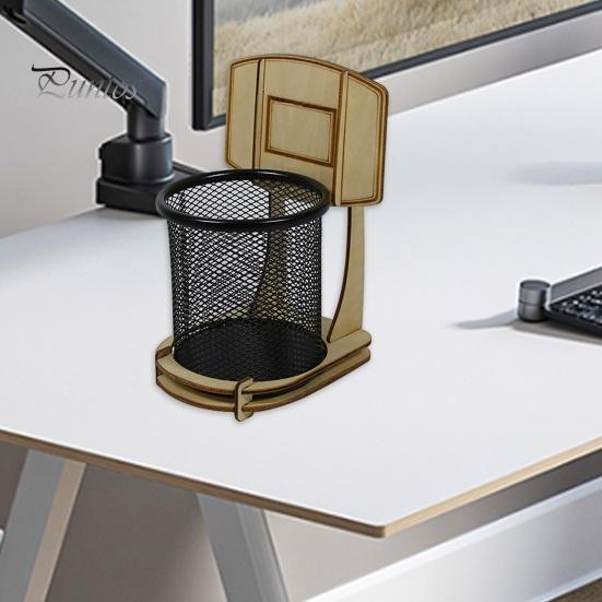 

Креативная баскетбольная подставка, подставка для карандашей, баскетбольная доска, органайзер для ручек, металлическая сетка, чашка для карандашей, детский стол, офисные, домашние, школьные принадлежности