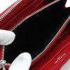 BALENCIAGA Zip Around Purse 541996 Red Calfskin Women Used
