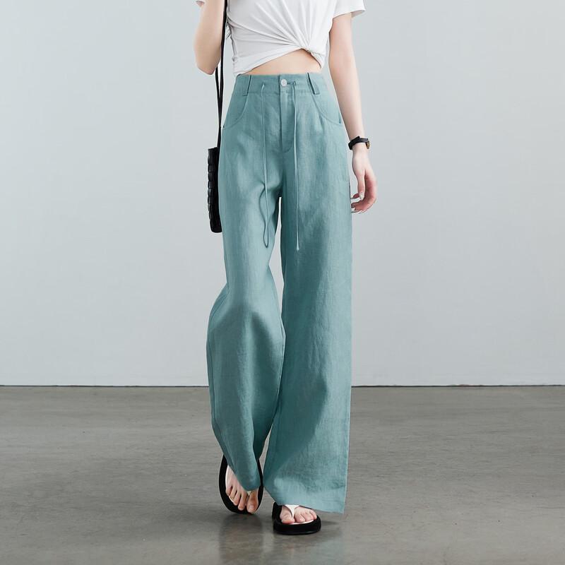 SOFSIL Women's 2026 Summer High-Waist Loose Wide-Leg Pants