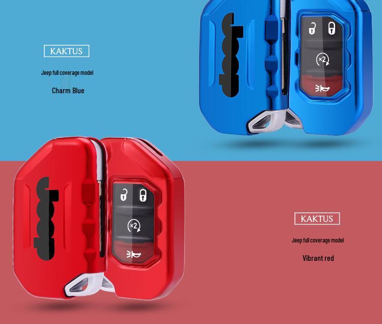 KAKTUS Kashi Ru Car Key Bag for 2018 Jeep Wrangler Key - Protective Cover