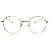 Stylish Glasses for Lightweight Stainless Steel Metal Glasses for with Round-frame Women, Men, Ladies' Eyewear, Case.