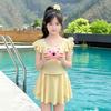 Girls Two Piece Swimsuit With Skirt Summer Beach Wear For Big Kids Spring Swimming Suit