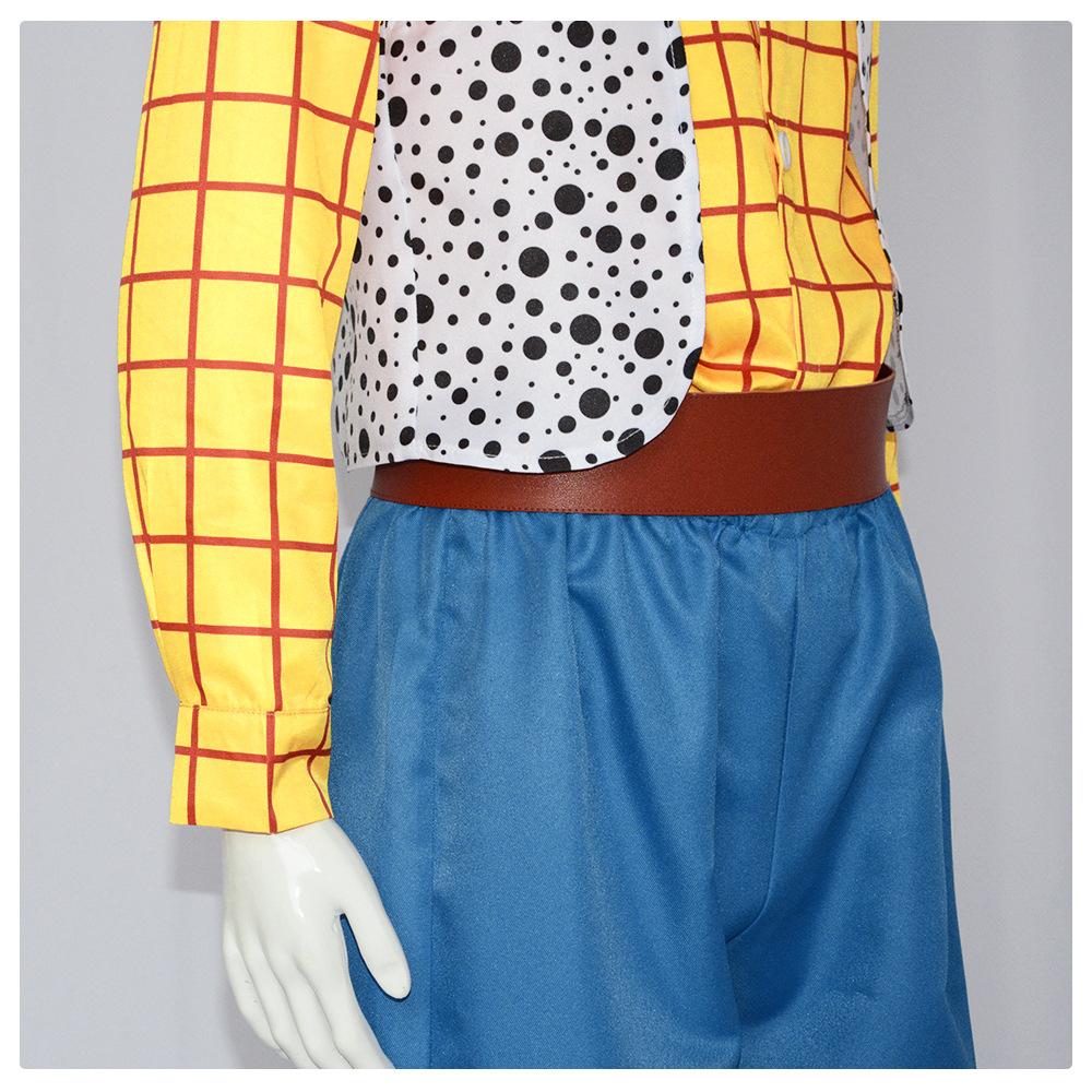 Toy Story Woody Costume Cosplay Outfit for Adults Kids Boys Girls Dress-Up Party Halloween Role Play