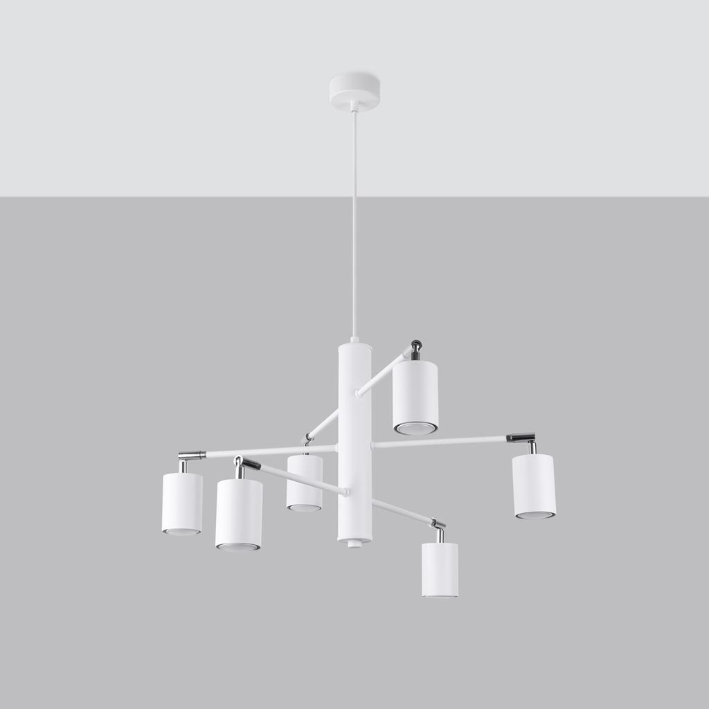 Hanging Lamp Skyfire 6 Gu10 White Lumilo 12.141.06