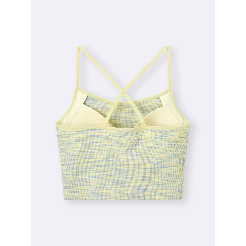 Gu By Uniqlo Bra Feel 2 Way Cropped Camisole  Marble 