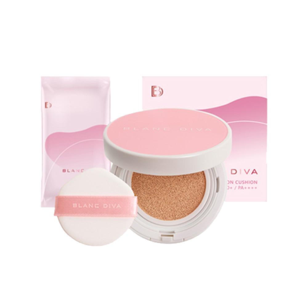 Blancdiva Blandiva Glow On кушон Набор Основной продукт+рефилл No. 22 Beige (main product+refill)