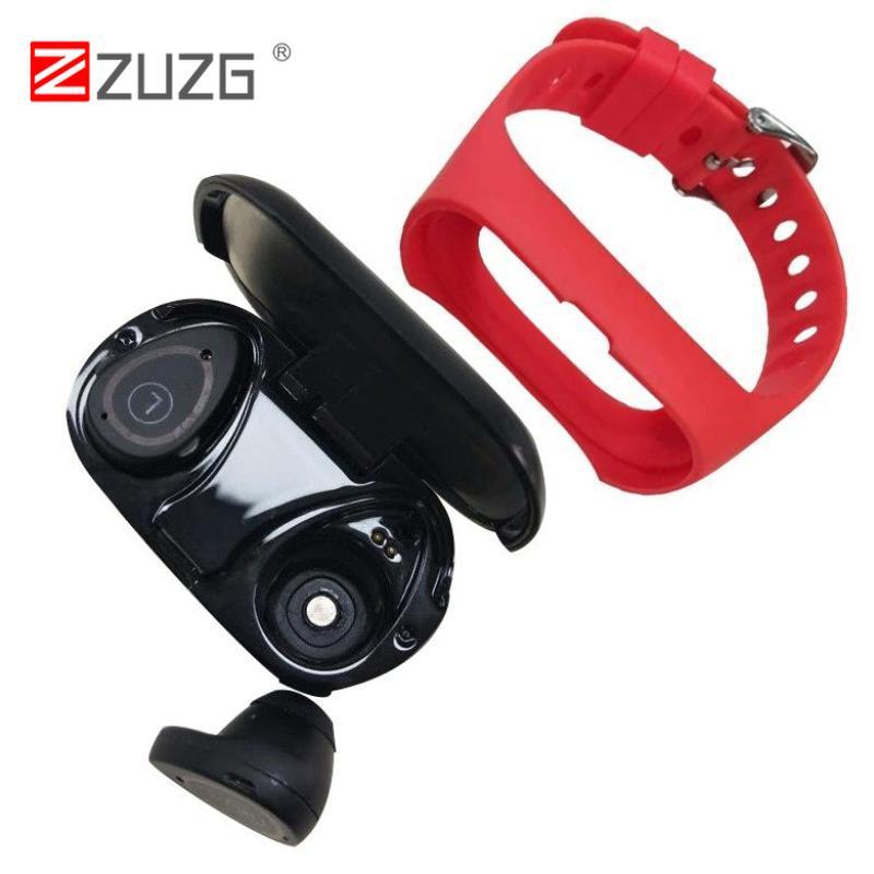 Buy ZUZG Smart Watch Bluetooth Headset Wireless Earphones Heart Rate