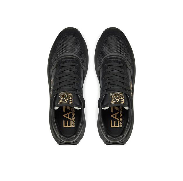 Мужские кроссовки EA7 Emporio Armani X8x186 xk401 u106 чёрные