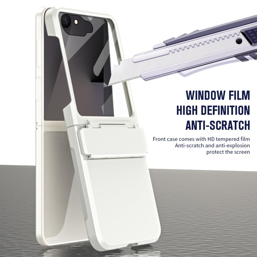 For Samsung Galaxy Flip 8 7 6 5 Case With Screen Protector Film Matte Hard PC Hinge Protection Cover For Samsung Galaxy Z Flip8