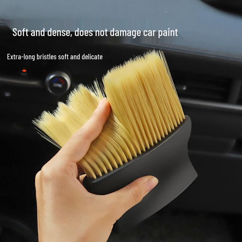 Car Interior Dust Removal Brush - Soft Brush for Air Vents and Fine Dust Cleaning