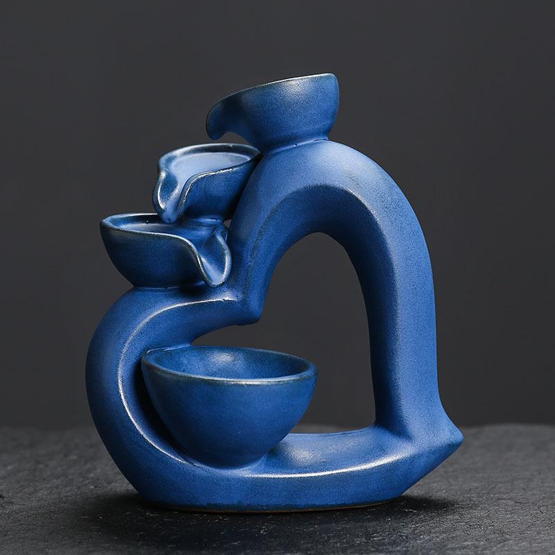 Fashion High Quality Ceramic Reverse Flow Aromatherapy Stove Versatile and Creative Home Decoration Ornaments and Handicrafts