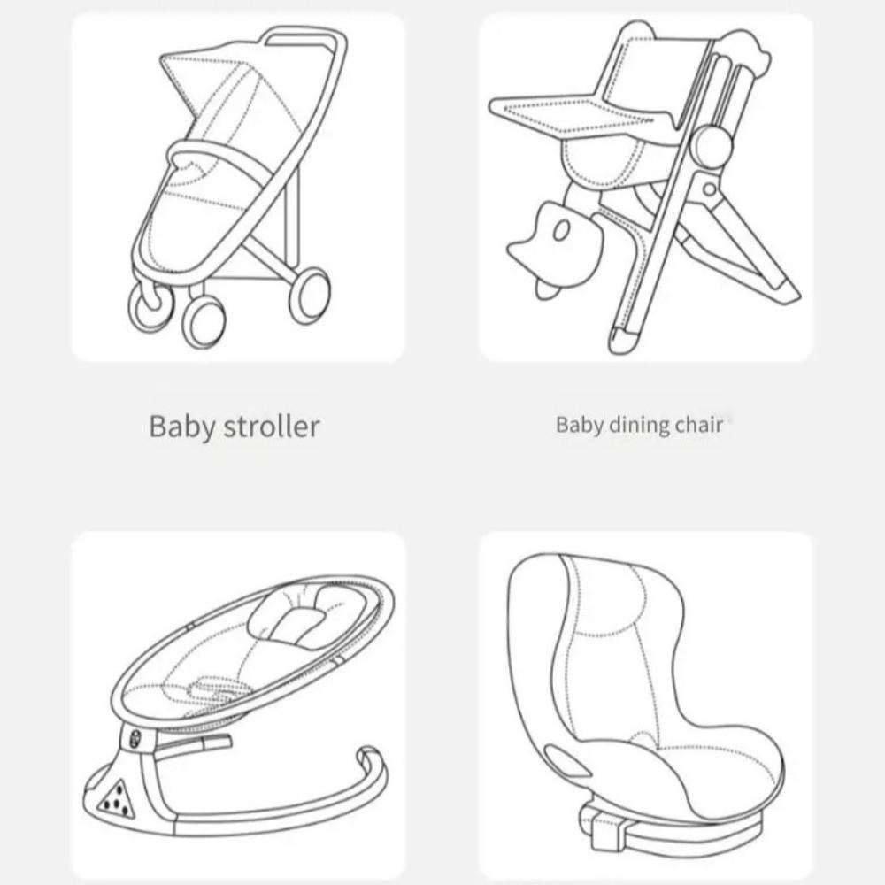 Breathable Baby Stroller Cushion Soft Kids Cart Mat Baby Stroller Accessories