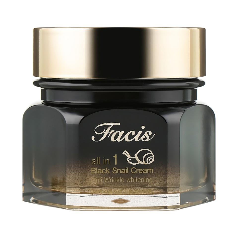 

Facis Jigott ALL-IN-ONE BLACK SNAIL CREAM / Крем для лица с муцином улитки