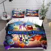 Set Biancheria da Letto Cartone Animato Trollhunters Arcadia Copripiumino Federa Adulto Ragazzo Ragazza Decorazione Camera da Letto Regalo Singolo Matrimoniale Grande