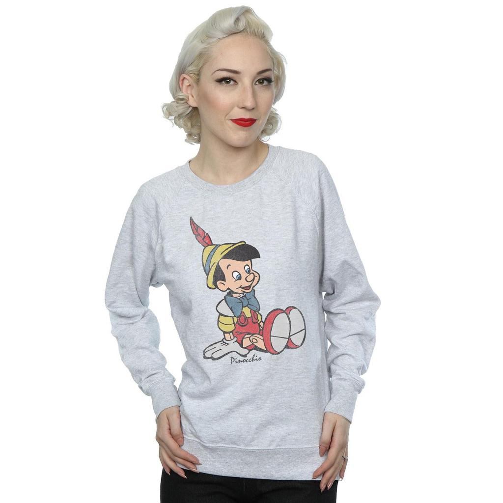 Pinocchio Womens/Ladies Classic Heather Sweatshirt