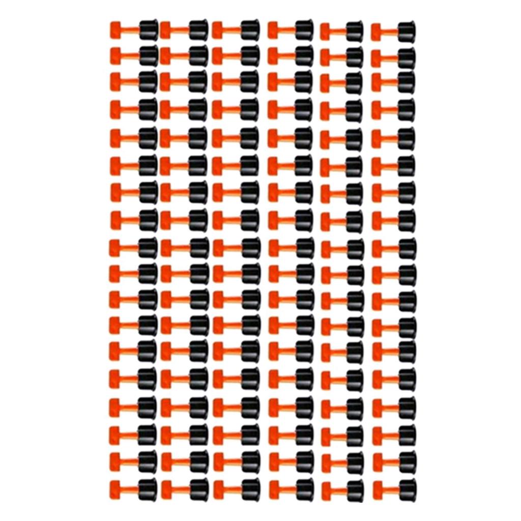 151-teiliges Fliesen Nivelliersystem Kit Nivellierkeile Bodenbelag Wand Nivellierer Positionierungswerkzeug Set