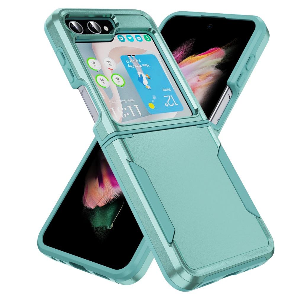 3 In 1 Hybrid Armor Shockproof Phone Case For Samsung Galaxy  Z Flip 6 Z Flip 4 5g Z Flip 5  Z Fold 4 5  Silicone Heavy Duty Protection Back Cover