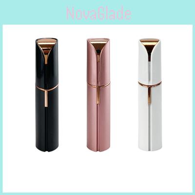 Portable Electric Hair Remover Lipstick Shape Painless With Light Usb Charging